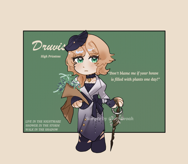 Druvis III Acrylic Standee