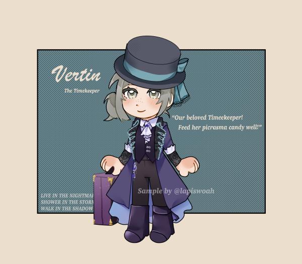 Vertin Acrylic Standee