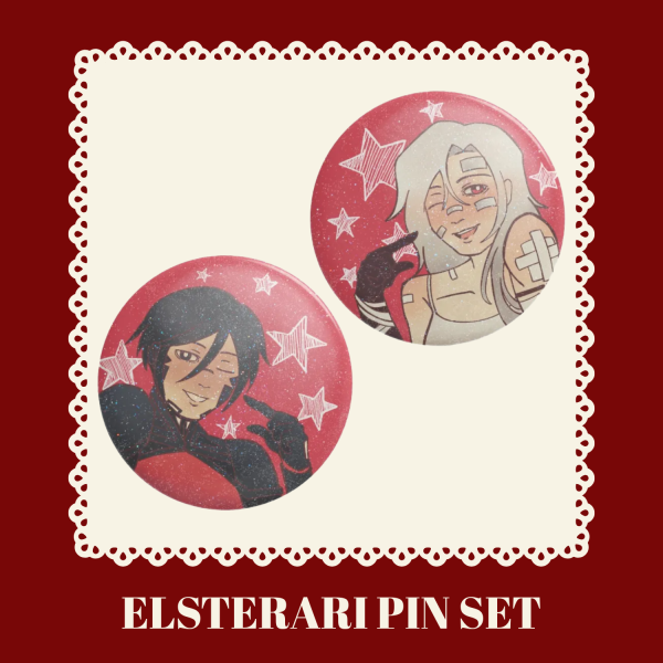 Signalis Elster x Ariane pin set