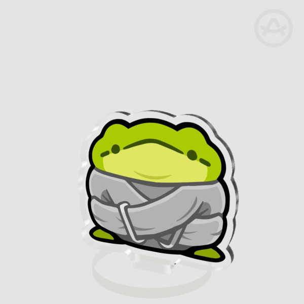 Frog in a stray jacket