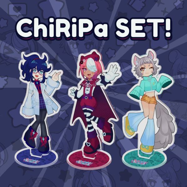 ChiRiPa Set de Stands Acrílicos! (12 cm)