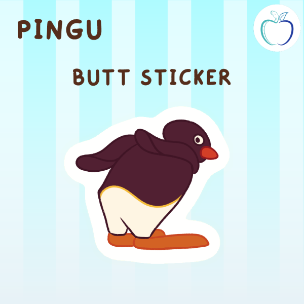 Pingu l Butt Sticker
