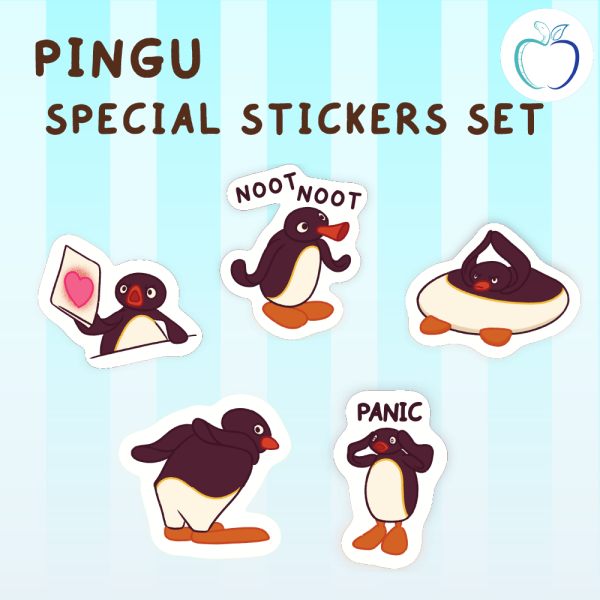 Set || Pingu Stickers