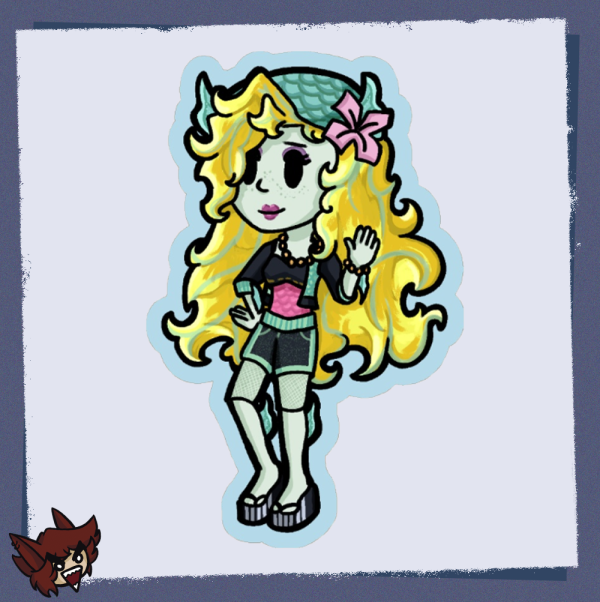 Sticker Lagoona Blue