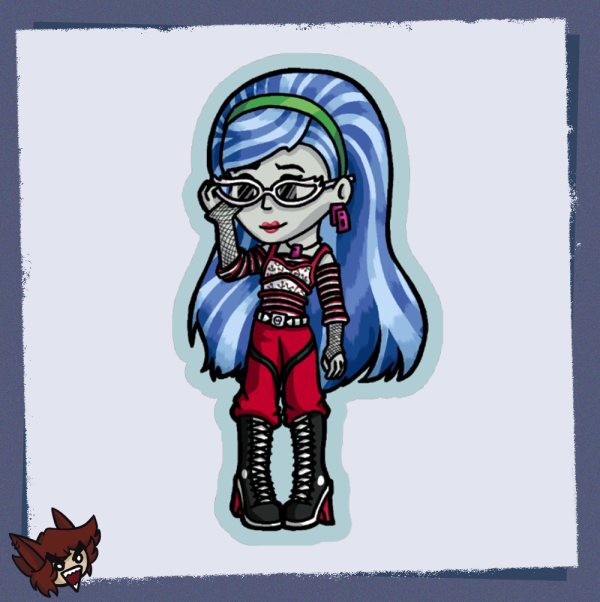 Sticker Ghoulia Yelps