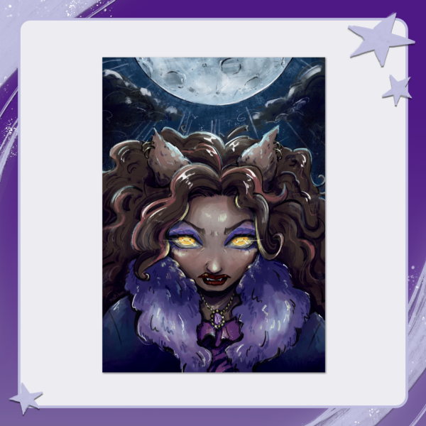 Clawdeen A5 Print