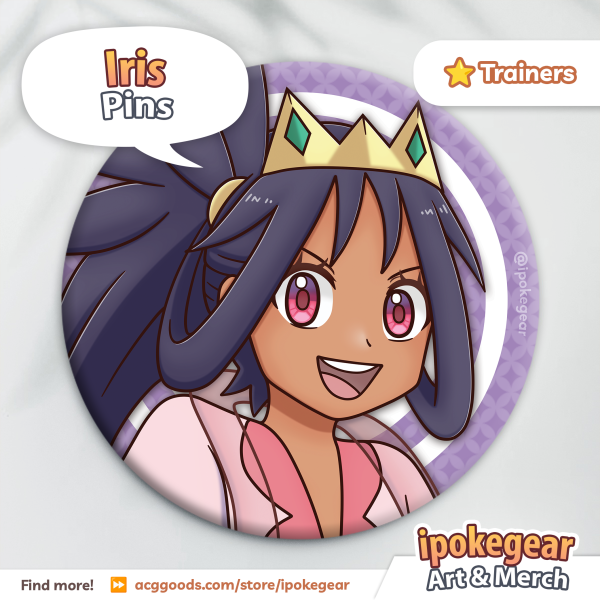 Iris (Button Pins)