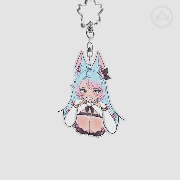 Silvervale Swinging Booba Keychain