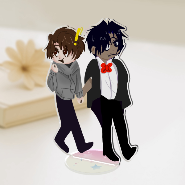 Mark Heathcliff and Cesar Torres Acrylic Stand