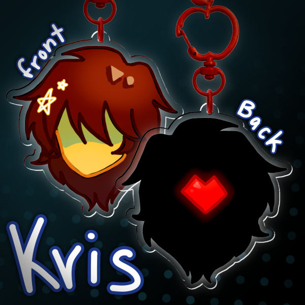 Kris double sided keychain (player)