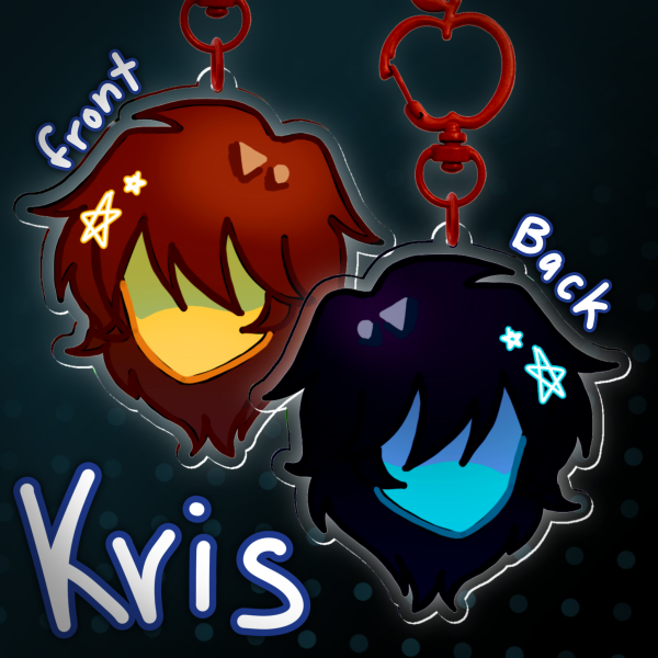 Kris double sided keychain (darkworld)