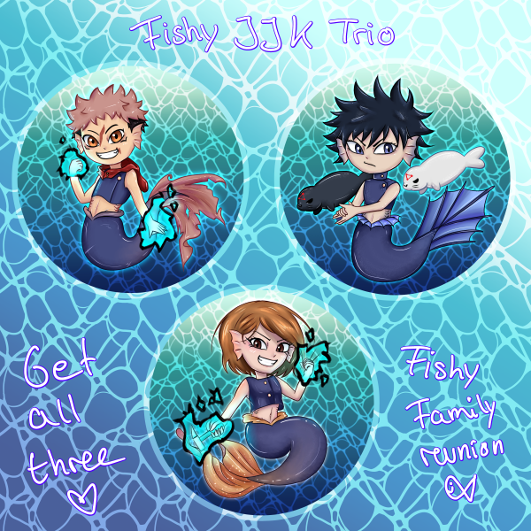 JJK Mermaid Trio Set