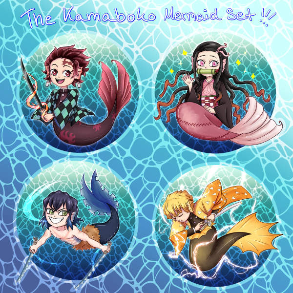 Kamaboko Squad Mermaid AU