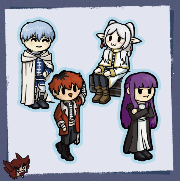 Frieren & friends Sticker Set