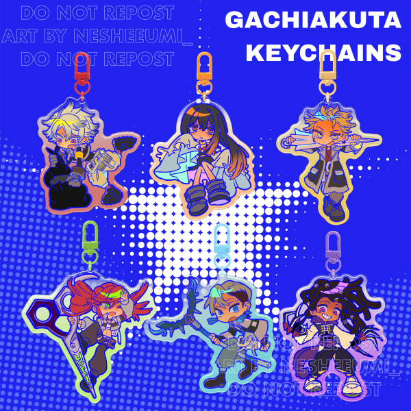 Gachiakuta Keychain Collection
