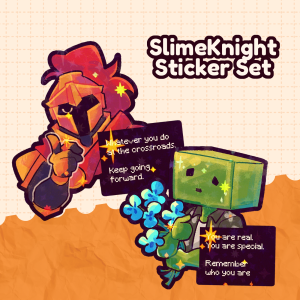 SlimeKnight Holo Sticker Set