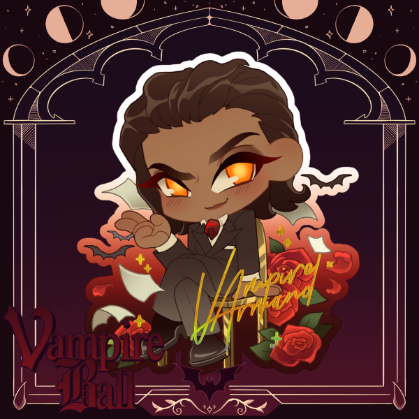 Armand Foil Stickers // Interview with the Vampire