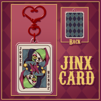 Jinx Card Keychain