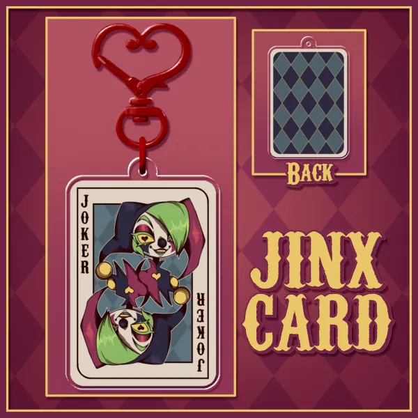 Jinx Card Keychain