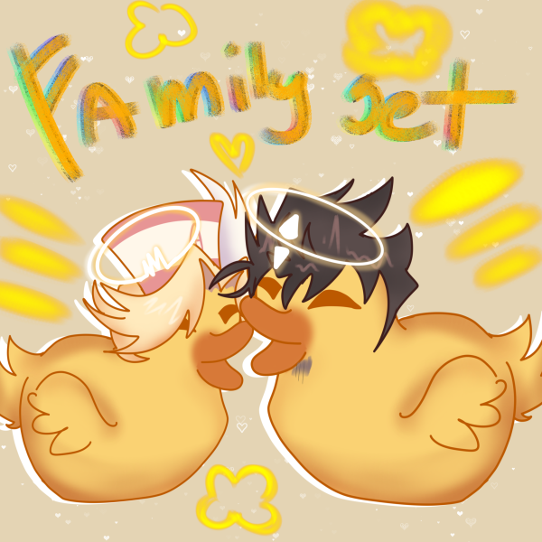 Dad and Son stickers Set 