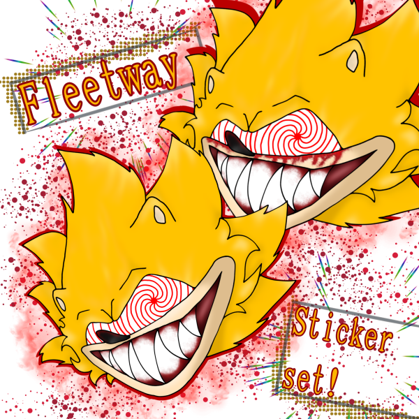 Fleetway sticker set