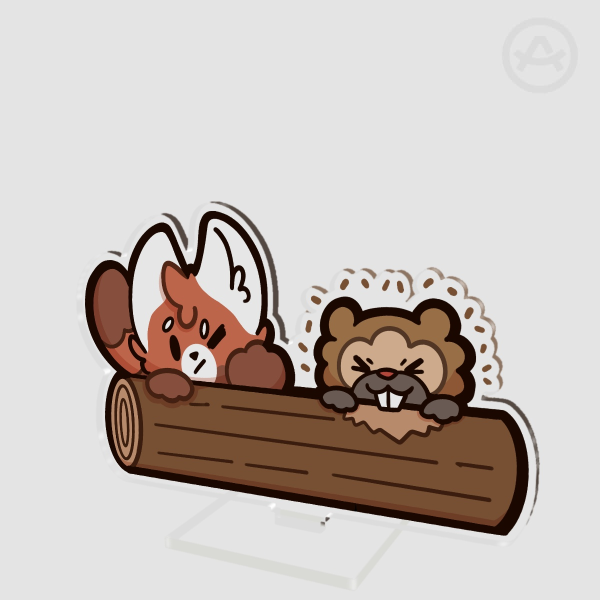 Doo x Pokémon - Bidoof Standee