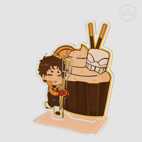 Compress cupcake standee