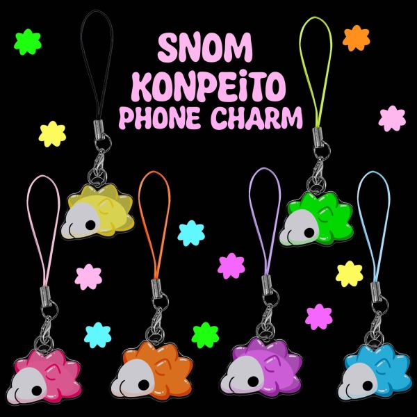 Snom addict konpeito epoxy phone charm