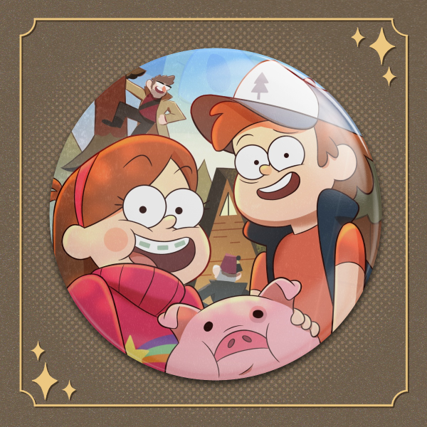 Mystery Twins  | Button Pin