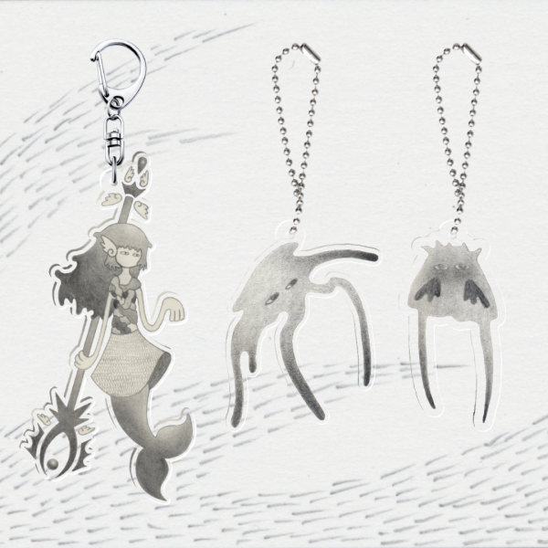 Whimsical Keychains Set (3x)