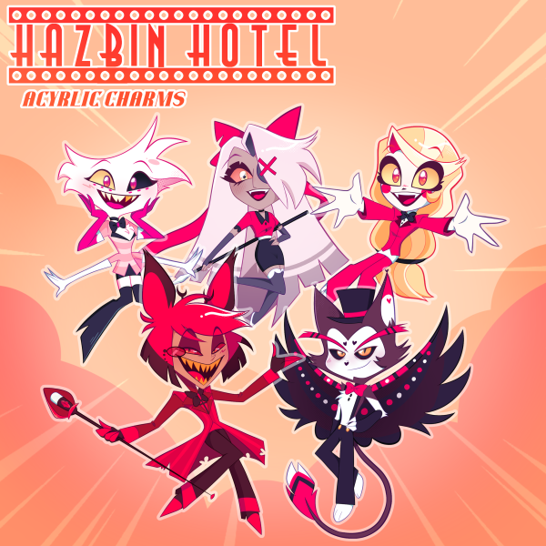 Hazbin Hotel Acrylic Keychains [BUNDLE]
