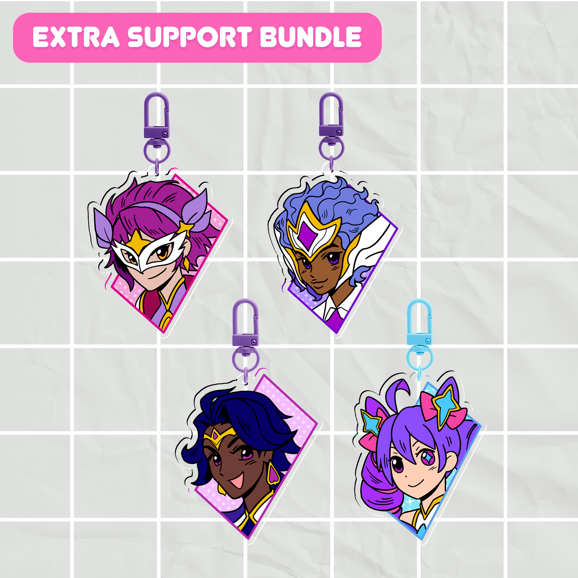 Star Guardian Quinn Acrylic Keychain by astrodart - ACGGOODS