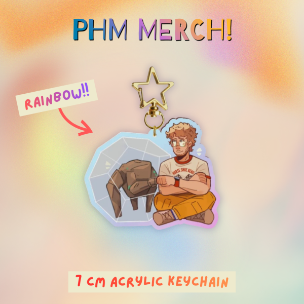 PHM - Grace Rocky Fist Bump Keychain