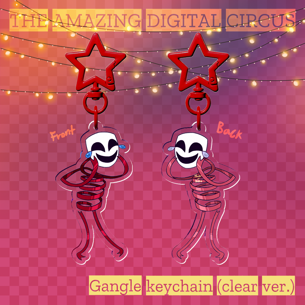 Gangle (Clear ver.) Acrylic Keychain