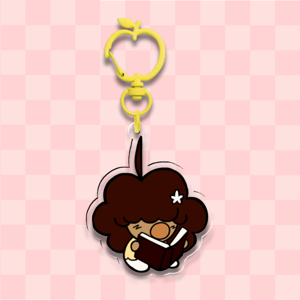 Karrie Bookworm Keychain