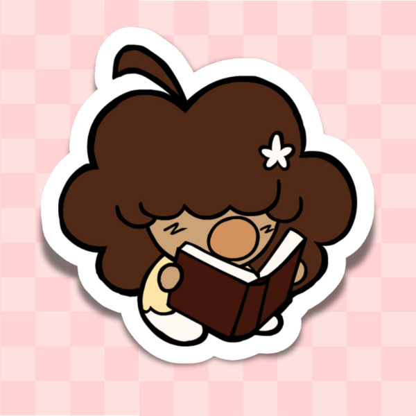 Karrie Bookworm Sticker