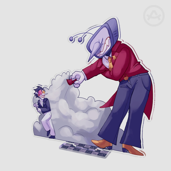 Tenna & Spamton Fight Standee