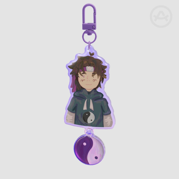 Wifies ☯ - Unstable SMP Epoxy Connected Keychain