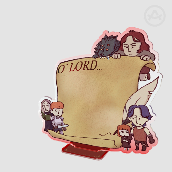 Fear and Hunger "Write on Me" Acrylic Standee - Todo list, Reminder Standee