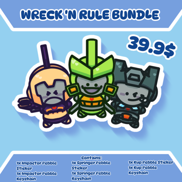 Wreck 'n Rule Pebbles Bundle