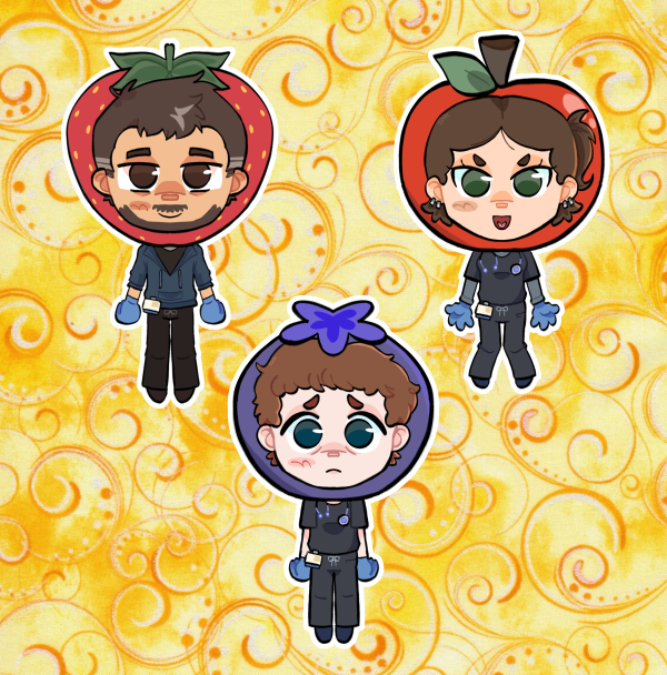 The Pitt Keychains set