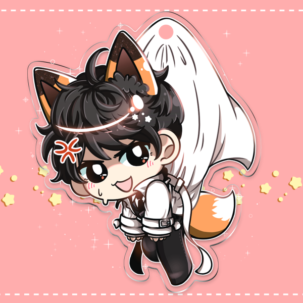 ORV Fox Kim Dokja Glitter Acrylic Keychain