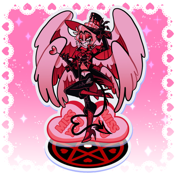 Lucifer Morningstar Valentine’s 2025 Hazbin Hotel Acrylic Standee