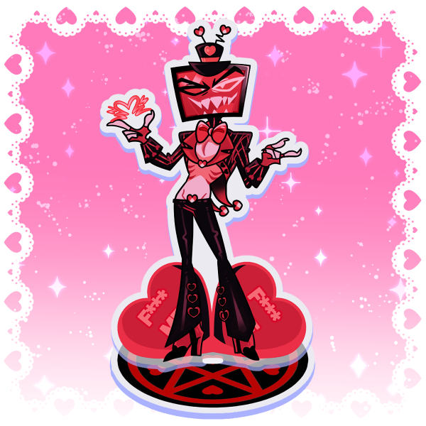 Vox Valentine’s 2025 Hazbin Hotel Acrylic Standee
