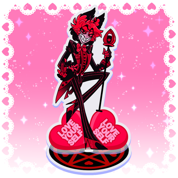 Alastor Valentine’s 2025 Hazbin Hotel Acrylic Standee