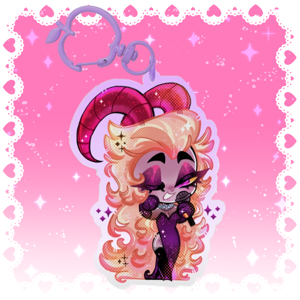 Lilith Morningstar Hazbin Hotel Acrylic Keychain