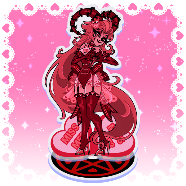 Lilith Morningstar Valentine’s 2025 Hazbin Hotel Acrylic Standee