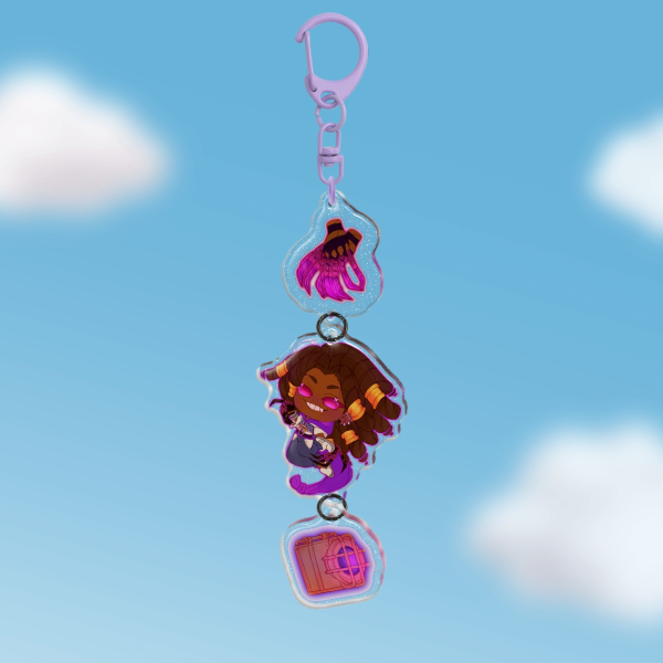 Trash Link Gachikuta Acrylic Keychains