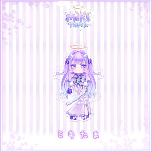 Miki-tama: Wedding Keychain