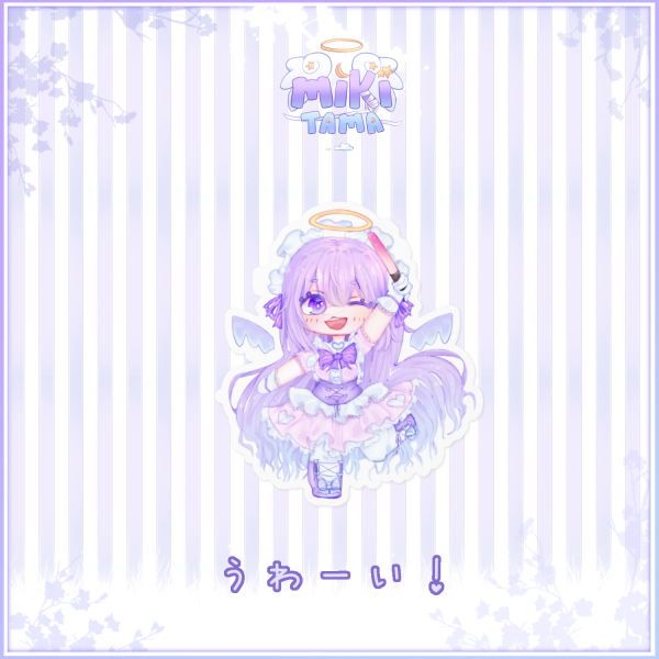 Miki-tama: Cheer Sticker